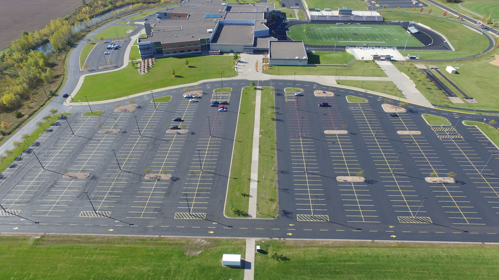 After — Farmington High School Parking