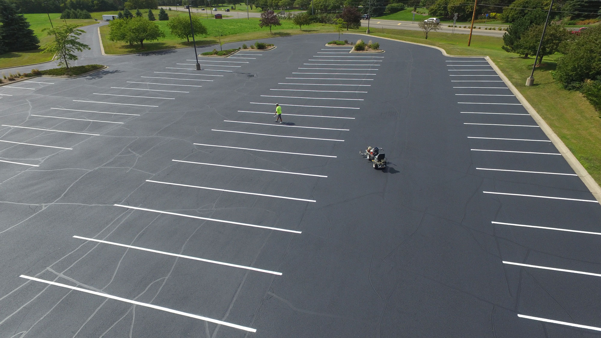 Woodbury Lutheran Church Parking Lot Striping