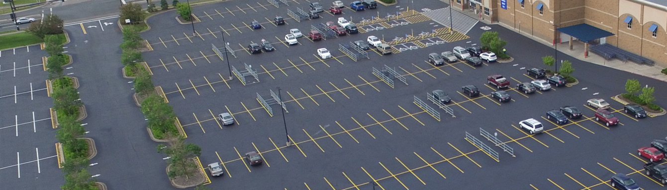 aerial parking lot